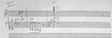 Noten I (c) Ursula Mamlok