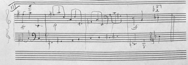 Noten I (c) Ursula Mamlok