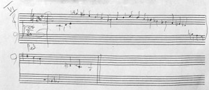 Noten I (c) Ursula Mamlok